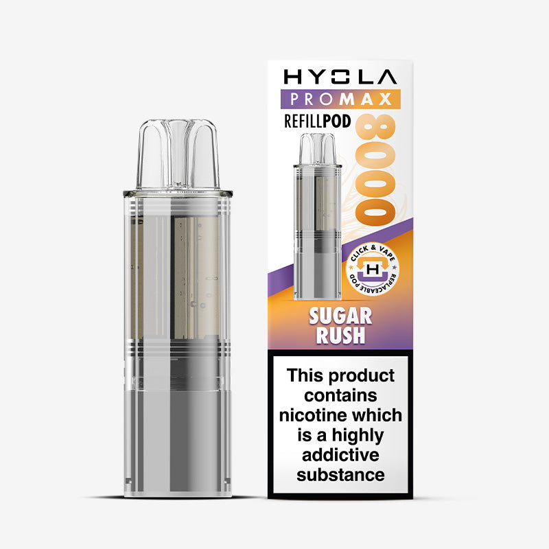 Hyola Pro Max 8000 Sugar Rush Prefilled Pod | Hyloa Vape Hyola Pro Max 8000 Sugar Rush Prefilled Pod | Hyloa Vape