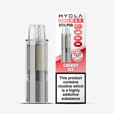 Hyola Pro Max 8000 Cherry Ice Compliant Prefilled Pod