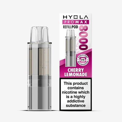 Hyola Pro Max 8000 Cherry Lemonade Compliant Prefilled Pod