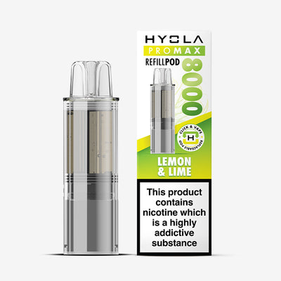 Hyola Pro Max 8000 Lemon & Lime Compliant Prefilled Pod