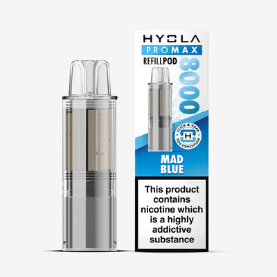 Hyola Pro Max 8000 Mad Blue Compliant Prefilled Pod