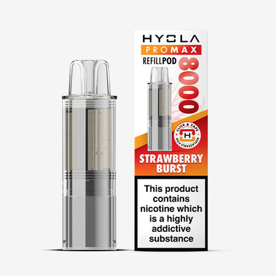 Hyola Pro Max 8000 Strawberry Burst Compliant Prefilled Pod