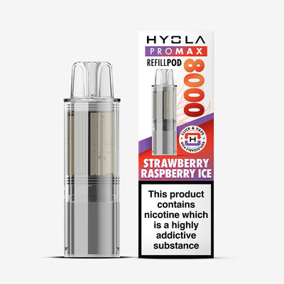 Hyola Pro Max 8000 Strawberry Raspberry Compliant Prefilled Pod