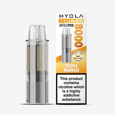 Hyola Pro Max 8000 Triple Mango Compliant Prefilled Pod