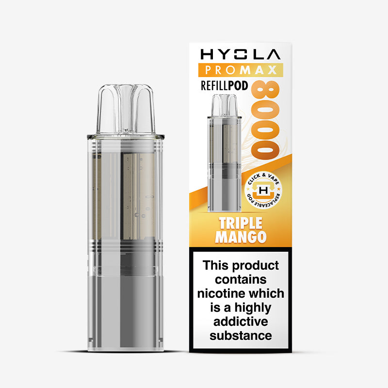 Hyola Pro Max 8000 Triple Mango Compliant Prefilled Pod