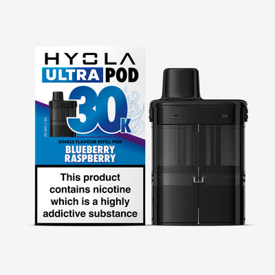 Hyola Ultra 30K Blueberry Raspberry Prefilled Pod